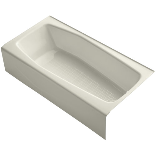 Kohler Villager 60" x 30" Alcove Soaking Cast Iron Bathtub & Reviews